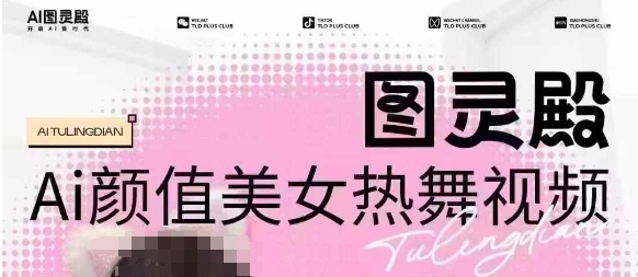 全网首发，原价988图灵殿AI颜值美女热舞视频，云端生图，轻松过原创-陈泽网创-资源网-最新项目分享网