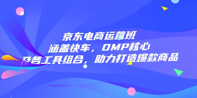 京东电商运营班：涵盖快车，DMP核心及各工具组合，助力打造爆款商品-陈泽网创-资源网-最新项目分享网