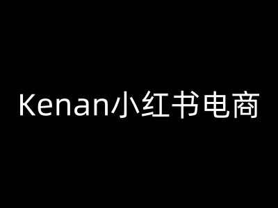 Kenan小红书电商-kenan小红书教程-陈泽网创-资源网-最新项目分享网