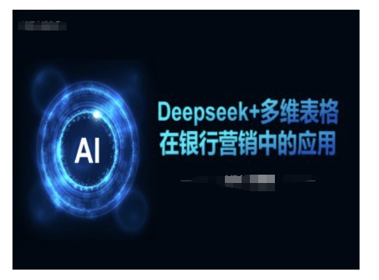 Deepseek+多维表格在银行营销场景中的应用-陈泽网创-资源网-最新项目分享网