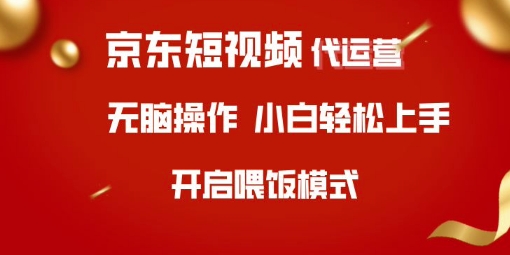 京东短视频代运营，全程喂饭，小白轻松上手【揭秘】-陈泽网创-资源网-最新项目分享网