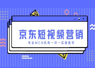 京东短视频营销项目，专业MCN机构一对一实操教学-陈泽网创-资源网-最新项目分享网
