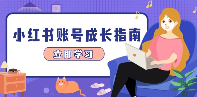 小红书账号成长指南，爆款选题+精准定位+数据分析，系统提升账号变现能力-陈泽网创-资源网-最新项目分享网