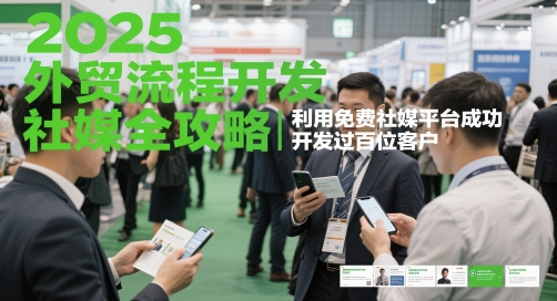 2025外贸流程开发社媒全攻略，利用免费社媒平台成功开发过百位客户-陈泽网创-资源网-最新项目分享网