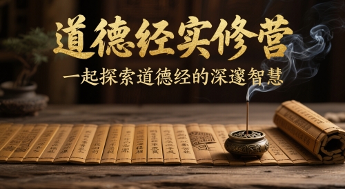 道德经实修营，一起探索道德经的深邃智慧-陈泽网创-资源网-最新项目分享网