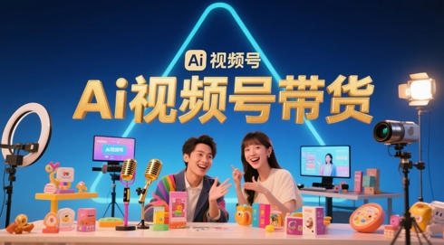 风口已至！AI视频号带货轻松月入过1W，99%的普通人却卡在内容制作门槛-陈泽网创-资源网-最新项目分享网
