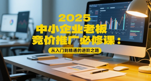 2025中小企业老板竞价推广必修课：从入门到精通的进阶之路-陈泽网创-资源网-最新项目分享网