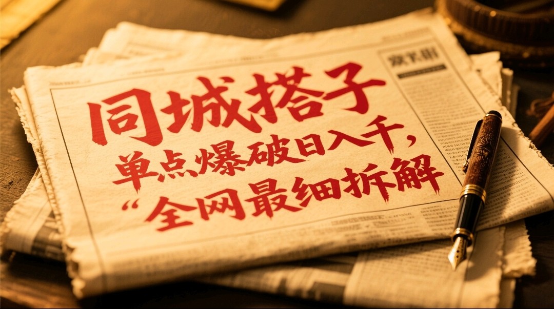 同城搭子群19.9单点爆破日入千，搭子组局月入万，全网最细拆解-陈泽网创-资源网-最新项目分享网