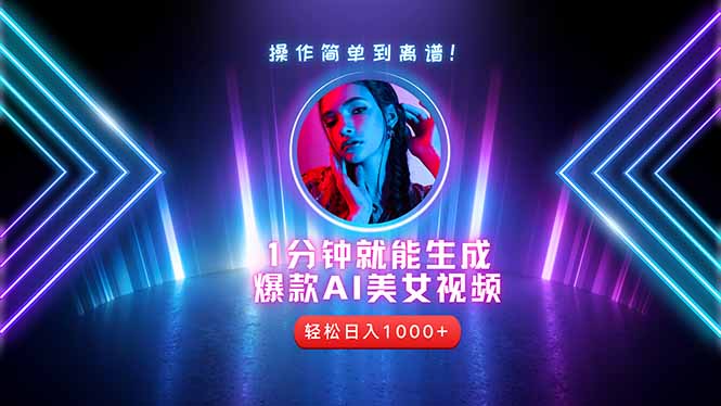 2025年最强副业：用AI做短视频，从零开始打造爆款账号！-陈泽网创-资源网-最新项目分享网