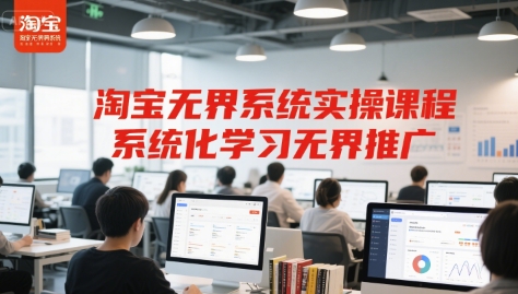 淘宝无界系统实操课程，系统化学习无界推广-陈泽网创-资源网-最新项目分享网